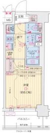 プレサンス神戸長田ラディアラの間取り画像