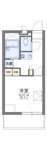 レオパレスハピネス湘南の間取り画像