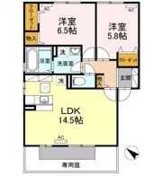 ヴァン・カルチェ C棟の間取り画像