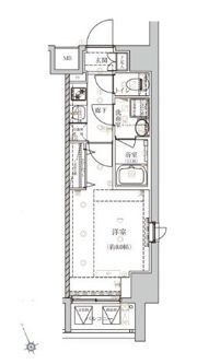 ベルシード上野松が谷の間取り画像