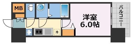 プレサンスドームシティの間取り画像
