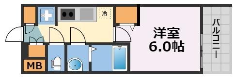 プレサンスドームシティの間取り画像