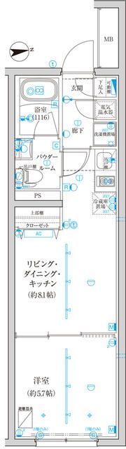 CREATIF西池袋の間取り画像