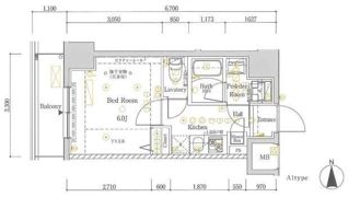 ラフィスタ大師前Ⅲの間取り画像