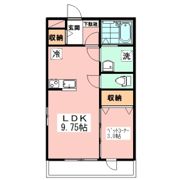 ボナールK壱番館の間取り画像