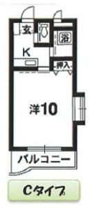 クイーンハイツの間取り画像