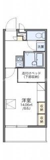 レオパレスラルマン 福岡町の間取り画像