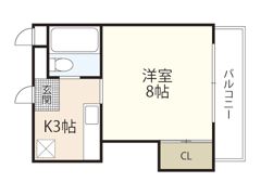 コーポさえきの間取り画像
