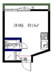 ジュネス三萩野の間取り画像