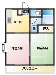 森田コーポの間取り画像
