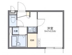 レオパレス矢向Aの間取り画像