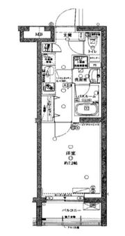 クレヴィスタ池袋ウエストの間取り画像