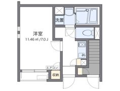クレイノバーサトルⅢ 牛田南の間取り画像