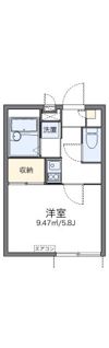 レオパレスルミエール馬場の間取り画像
