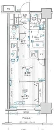 日神デュオステージ船橋の間取り画像