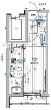 メインステージ板橋蓮根Ⅱの間取り画像