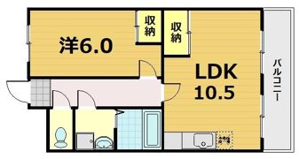 ロイヤルハイツ秀の間取り画像