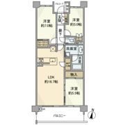 プラウド川名山ガーデンの間取り画像