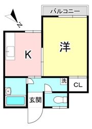 ベルモント池田町の間取り画像