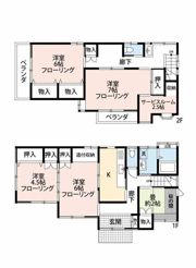 船越町戸建の間取り画像
