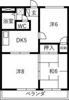 シャトーK1の間取り画像