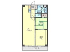 レオパレス香里の間取り画像