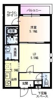 フジパレス城東東中浜の間取り画像