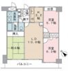 藤和己斐本町ホームズ弐番館の間取り画像