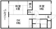 ライオンズマンション藤崎宮前の間取り画像