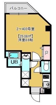 AQUAS Will 浅草の間取り画像