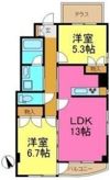 ローズガーデン楠元の間取り画像