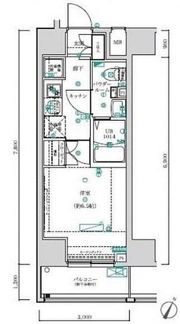 SQUARE CITY KAWASAKIの間取り画像
