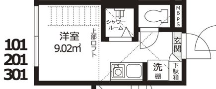 Pont du Gardの間取り画像