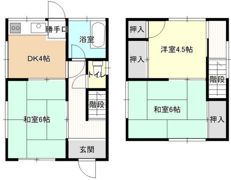 川本貸家（府中本町）の間取り画像