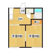 シティハイツA棟の間取り画像