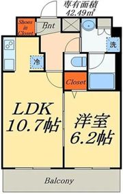 S-RESIDENCE押上パークサイドの間取り画像