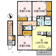 ノーブル萩の間取り画像