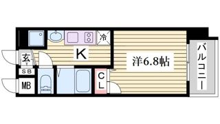 Citta・Vista神戸下山手通の間取り画像