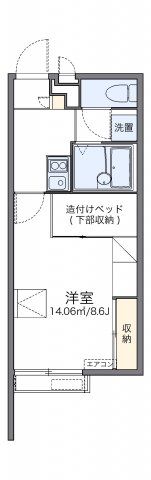 レオパレステイルザウエストの間取り画像