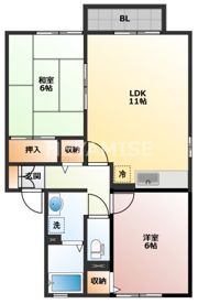 プレステージ植松 B棟の間取り画像