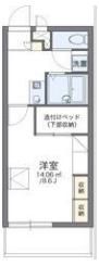 レオパレスKENTの間取り画像
