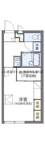レオパレス大町の間取り画像