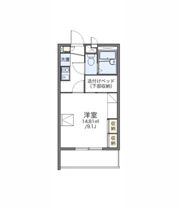 レオパレス浜野一丁目の間取り画像