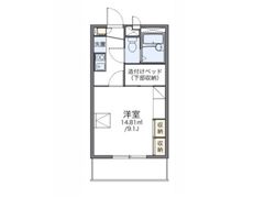 レオパレス浜野一丁目の間取り画像