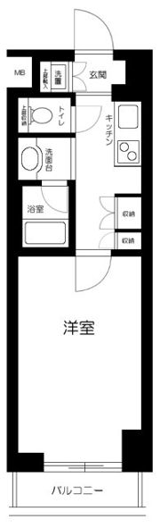 ルーブル学芸大学七番館の間取り画像