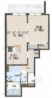 ラシーネ大泉町の間取り画像