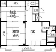 シャトル中宮の間取り画像