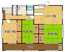 一戸建(北野邸)の間取り画像