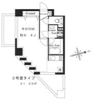 アイステージ恵比寿の間取り画像