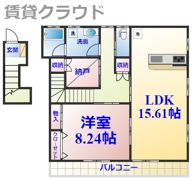 スイートハイツⅡの間取り画像